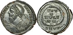 Ancient Coins - Roman Imperial, Julian the Apostate AE3  - Holding Shield and Spear  - Superb Detail
