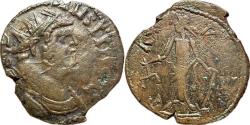 Ancient Coins - Carausius BI Antoninianus - Unique Barbarous Imitation - From the Blackmoor Hoard of 1873