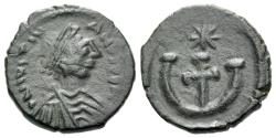 Ancient Coins - Justinian I, 527-565. Pentanummium, Theoupolis (Antiochia) circa 551-560