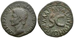 Ancient Coins - Octavian as Augustus, 27 BC - AD 14. As struck with M. Salvius Otho, Rome circa 7 BC