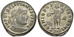 Ancient Coins - Diocletian, 284-305. Follsi Siscia circa 295