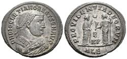 Ancient Coins - Diocletian, 284-305 Follis Alexandria circa 311 - From the Dattari collection