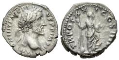 Ancient Coins - Antoninus Pius augustus, 138-161. Denarius, Rome 157-158
