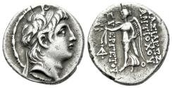 Ancient Coins - The Seleucid Kings, Antiochus VII, 138-129. Drachm. Antiochia circa 138-124 - From the collection of a Mentor.