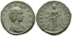 Ancient Coins - Julia Maesa, sister of Julia Domna and grandmother of Elagabalus Sestertius circa 220-222 - Ex Naville Numismatics 88, 2024 and Naville Numismatics 91, 2024, 700 sales.