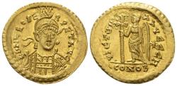 Ancient Coins - Leo I, 457-474 Solidus Constantinople 462 or 466 - Ex Künker 262, 2015, 8409; Roma Numismatics e-69, 2020, 1279 and Naville Numismatics 71, 2022, 582 sales.