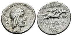 Ancient Coins - L. Piso Frugi. Denarius circa 90 - Ex Naville Numismatics 69, 2021, 302 and 85, 2023, 375 sales.