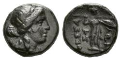 Ancient Coins - Thessaly, Thebai. Chalkous, magistrate Tima... second half II century BC - From the collection of a Man in Love with Art