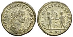Ancient Coins - Diocletian, 284-305. Antoninianus Antiochia 285 - Ex Roma Numismatics e-108, 2023, 1111 and Naville Numismatics 92, 2024, 697 sales