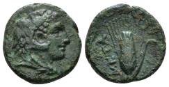 Ancient Coins - Lucania, Metapontum. Bronze circa 280-250