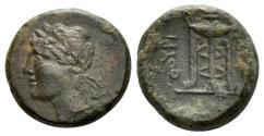 Ancient Coins - Lucania, Thurium. Bronze circa 280-270 - From the collection of a Man in Love with Art