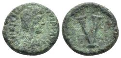 Ancient Coins - Justinian I, 527-565. Pentanummium, Antiochia circa 538-565