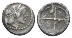 Ancient Coins - Sicily, Syracuse. Litra circa 480-470