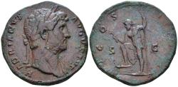Ancient Coins - Hadrian, 117-138. Sestertius Rome circa 124-12 - Ex Gorny & Mosch sale 237, 2016, 1888.