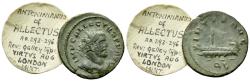 Ancient Coins - Allectus, Romano-British Emperor, 293-296 - Sold with old original collector's ticket