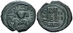 Ancient Coins - Maurice Tiberius, 582-602. Follis, Nicomedia circa 585-586
