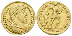 Ancient Coins - Julian II, 360-363 Solidus Antiochia 361-363 - Ex Busso-Peus 425, 2019, 711; Naville Numismatic 69, 2021, 575 and Naville Numismatics 85, 2023, 639 sales.