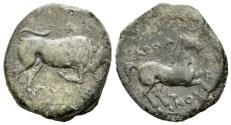 Ancient Coins - Apulia, Arpi. Bronze circa 275-250
