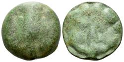 Ancient Coins - Sicily, Selinus. Cast tetras circa 450-440