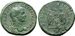 Ancient Coins - Geta augustus, 209-211. Sestertius, Rome 210 - Ex Giessener Münzhandlung 58, 1992, 810 and Roma Numismatics XIX, 2020, 871 sales. From the Dr. Klaus Berthold collection.
