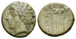 Ancient Coins - Campania, Neapolis. Bronze circa 300-275