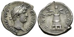 Ancient Coins - Hadrian, 117-138 Denarius Rome circa 134-138 - Ex Naville Numismatics sale 90, 2023, 602. From the Tenby collection.