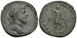 Ancient Coins - Marcus Aurelius augustus, 161-180. Sestertius, Rome 163-164