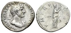 Ancient Coins - Hadrian, 117-138. Denarius, Rome circa 119-120