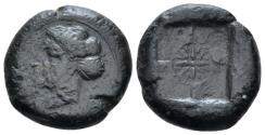 Ancient Coins - Sicily, Syracuse. Hemilitron circa 405