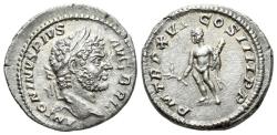 Ancient Coins - Caracalla augustus, 198-217. Denarius, Rome 213