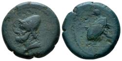 Ancient Coins - Umbria, Ariminum. Bronze circa 268-225
