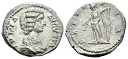 Ancient Coins - Julia Domna, wife of Septimius Severus. Denarius, Rome circa 196-211