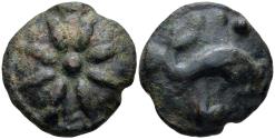 Ancient Coins - Apulia, Luceria. Teruncius circa 217-212 - Ex Gorny & Mosch 259, 2018, 3508 and Naville 56, 2020, 24 sales.
