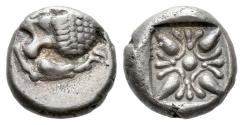 Ancient Coins - Ionia, Miletus. Twelfth stater late VI-early V century BC