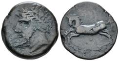 Ancient Coins - Kings of Numidia, Massinissa or Micipsa. 203-148 BC or 148-118 BC. Unit circa 148-118