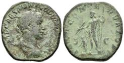 Ancient Coins - Gordian III, 238-244. Sestertius, Rome circa 238