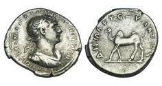 Ancient Coins - Arabia. Bostra. Trajan, 98-117. AR Drachm