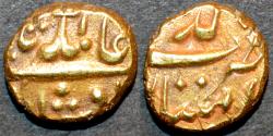 Ancient Coins - INDIA, MUGHAL: Alamgir II (1754-1759) Gold pagoda, Imtiazgadh, no date. SCARCE and SUPERB!
