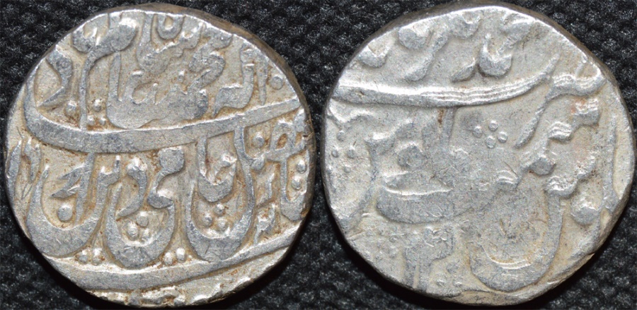 World Coins - ROHILLAS: Faizullah Khan Silver rupee in name of Shah Alam II, Muhammadnagar, RY 12. UNPUBLISHED and CHOICE!