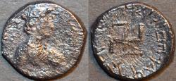 Ancient Coins - INDIA, PARATARAJAS (PARATA RAJAS), Yolamira Silver drachm, RARE and CHOICE!
