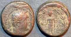 Ancient Coins - LYDIA, Sardis, Autonomous period (2nd-ist century BCE) AE 16, Herakles/Apollo