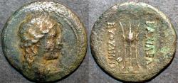 Ancient Coins - BACTRIA: Euthydemos II (Euthydemus) Cupro-Nickel Di-chalkon. With XRF results. SCARCE and CHOICE!