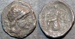 Ancient Coins - SELEUCID (SELEUKID) KINGDOM, Antiochus (Antiochos) I AR drachm, Ai-Khanoum. RARE & BARGAIN-PRICED!