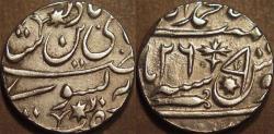 Ancient Coins - INDIA, AWADH: Silver rupee in name of Shah Alam II, Lucknow, no AH date, RY 26. SUPERB!