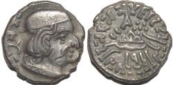 Ancient Coins - INDIA, WESTERN KSHATRAPAS: Rudrasimha II (304-316 CE) Silver drachm, year S. 230. CHOICE!