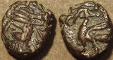 Ancient Coins - PARTHIA, VOLOGASES IV (147-191 CE) AE chalkous, Ecbatana, Sell 84.161. RARE!
