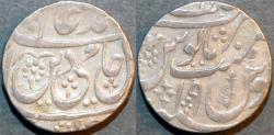 Ancient Coins - INDIA, AWADH: Asaf ud-Daulah AR rupee in name of Shah Alam II, Asafabad, RY 19, RARE & CHOICE!