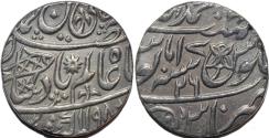 World Coins - BRITISH INDIA, BENGAL PRESIDENCY: Silver rupee in the name of Shah Alam II, Banaras, AH 1198, RY 26. SUPERB!