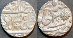 Ancient Coins - INDIA, MUGHAL, Shah Alam II: Silver rupee, Kora, AH 1176, RY 3, UNLISTED DATE, VERY RARE & SUPERB!