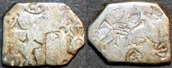 Ancient Coins - INDIA, MAGADHA: Series IVd Silver punchmarked karshapana, GH 416